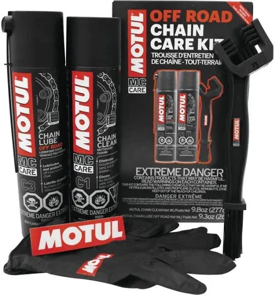 Motul Motorcycle Chain Care Kit