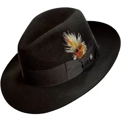 Stetson Temple Fur Felt Fedora Hat