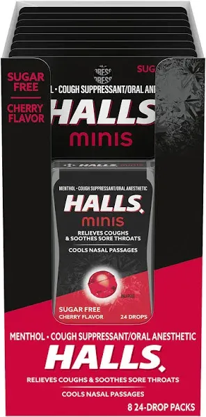 Halls Minis Sugar Free Watermelon