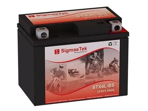 Maintenance Free Replacement Battery for Puch Lido Vario by SigmasTek 