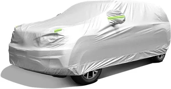 SUV Waterproof Car Covers for Automobiles All Weather Season UV Protection Snowproof Outdoor Full Cover Universal Fit SUV Up to 190’’