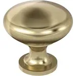 Amerock | Cabinet Knob | Golden Champagne | 1-1/4 in (32 mm) Diameter Drawer Knob | Edona | Kitchen and Bathroom Cabinet Hardware | Furniture Hardware