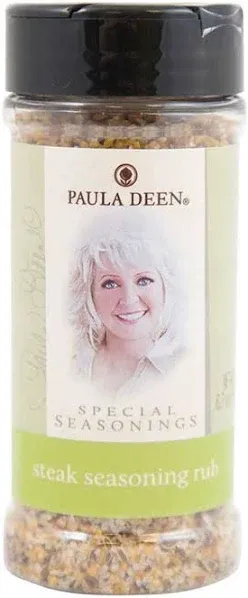 Paula Deen Special Seasoning Blend 5.5 Oz! Mixture Of Salt, Black Pepper, And Other Spices! Blended Ingredients Add Flavor To Your Steak! Choose Your Flavor! (Steak Seasoning Rub)