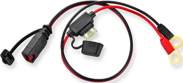 Wire Harness Compatible with NOCO GC008 X-Connect, Battery Tender Leads M10 (3/8in) XL Eyelet Terminal Connector, Charger Extension Cable