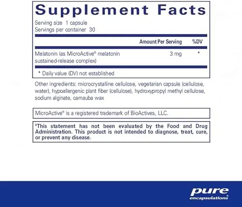 Pure Encapsulations Melatonin-SR