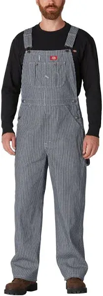 Dickies Men's Bib Overalls - Hickory Stripe