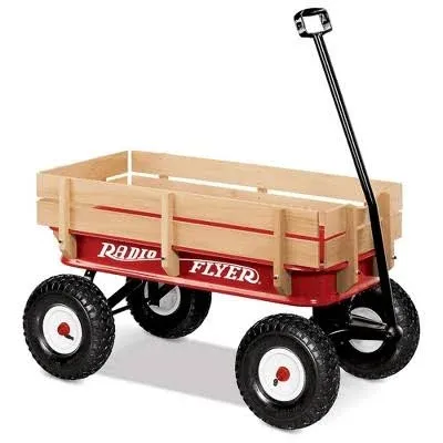 Radio Flyer All-Terrain Steel & Wood Wagon