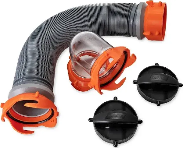 Camco 3-Foot Super Heavy-Duty Tote Tank Sewer Hose Kit 39645