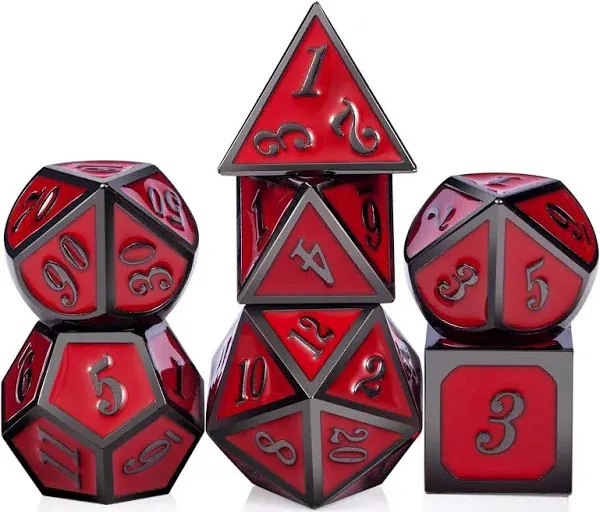 Dndnd Red D&D Game Dice