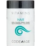 Codeage Hair Growth Vitamins 10,000 mcg Biotin | 120 Capsules | Supports Hair Volume & Density | Vegan Hair Supplement