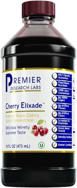 Premier Research Labs Premier Cherry Elixade Grown Black Cherry Juice Concentrate