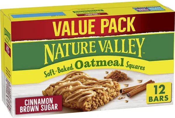 Nature Valley Cinnamon Brown Sugar Soft Baked Oatmeal Squares