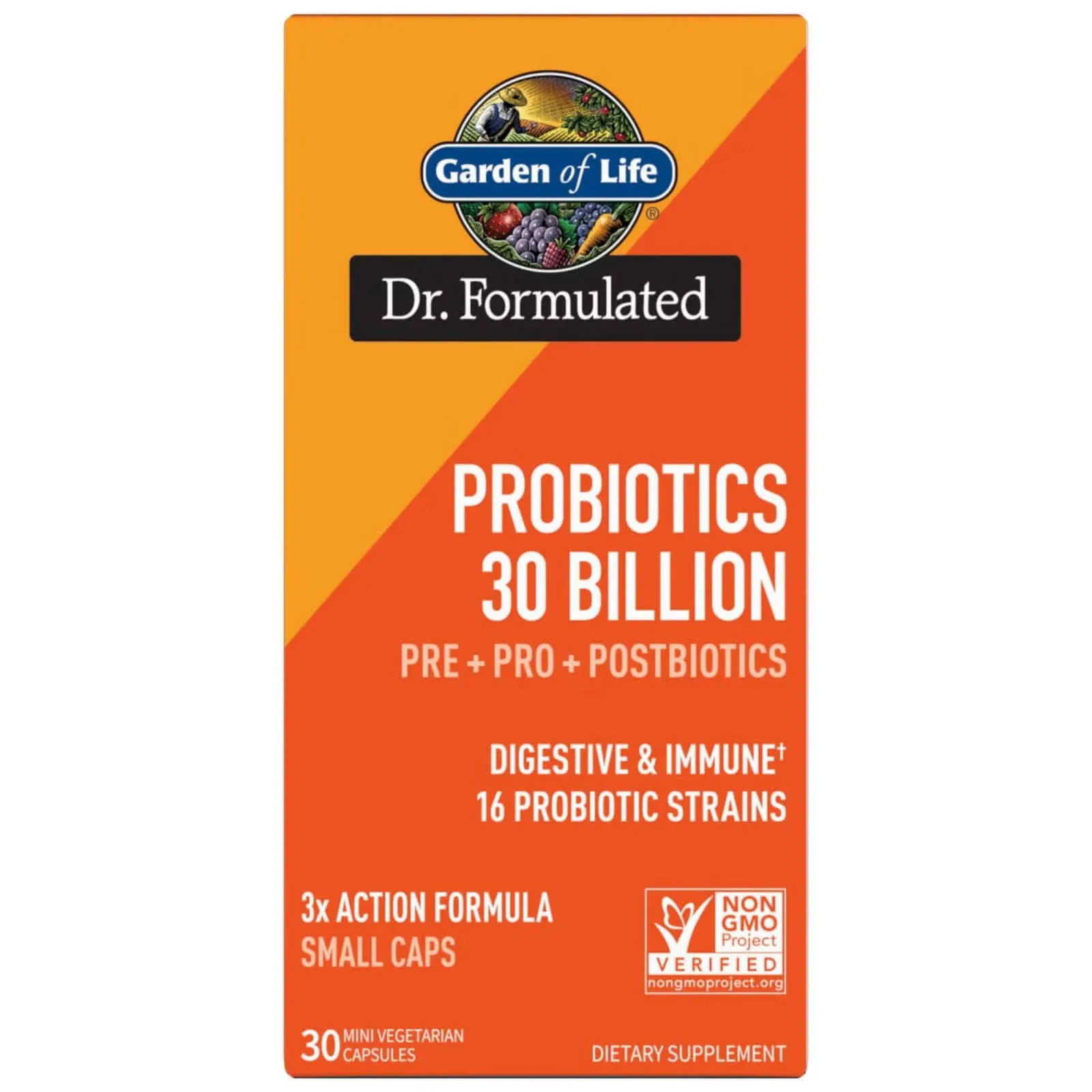 Garden of Life Dr Formulated Once Daily 3-in-1 Complete Probiotics