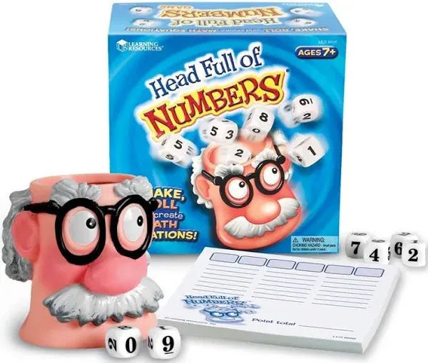 Learning Resources - Head Full of Numbers Math Game