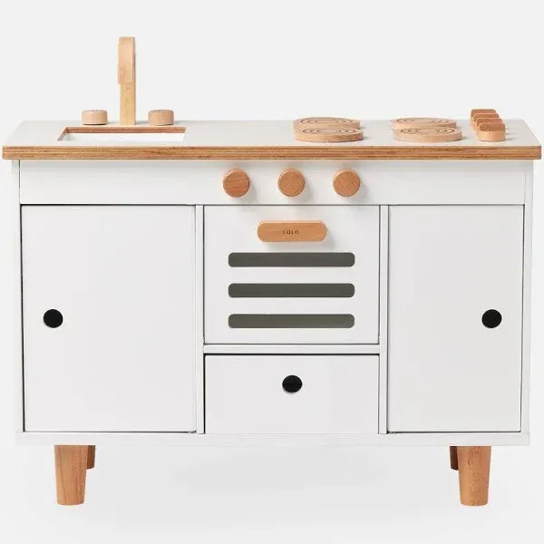 Lalo Sage Green Montessori Kids Play Kitchen