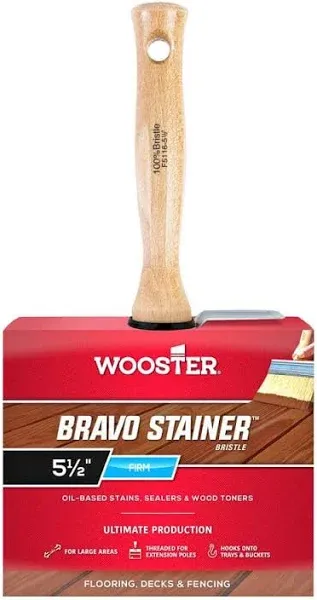 Wooster Bravo Stainer Bristle Brush