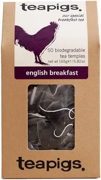 teapigs English Breakfast Tea, 1.76 Ounce, 15 Count (501)