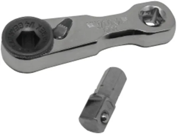 VIM Tools DD2 1/4" Double Square Drive Mini Ratchet