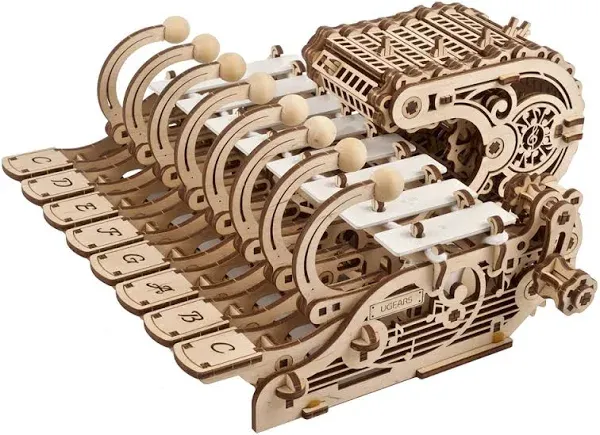 UGears Mechanical Celesta Wooden Mechanical Model - 573 Pieces 1 Piece Damag NOB