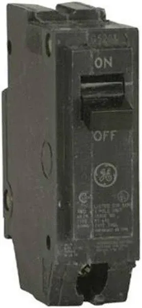 ABB Q-Line THQL1120 Q Line 20A Single-Pole Circuit Breaker • 120/240 VAC, 20 Amp, 10 kA Interrupt • THQL One-Pole Load Center Circuit Breaker • Non-Interchangeable Thermal Magnetic Trip