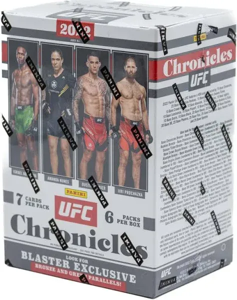 2022 Panini Chronicles UFC MMA Trading Cards Blaster Box