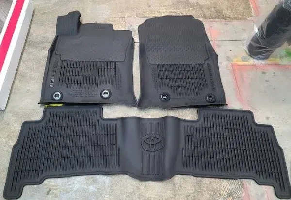 2013 - 2018 Toyota 4Runner OEM All Weather Mats Liners Set of 3