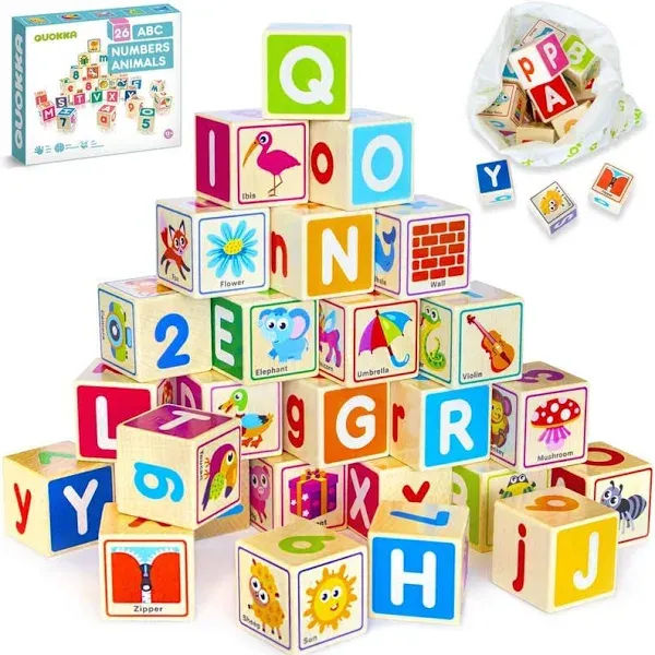 ABC Numbers Preschool Block Puzzles | Learning Toys