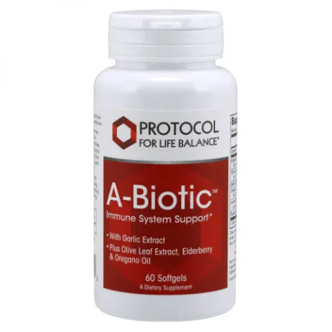 Protocol A-Biotic - Immune Support - Garlic, Elderberry, Rosemary, Olive Leaf -