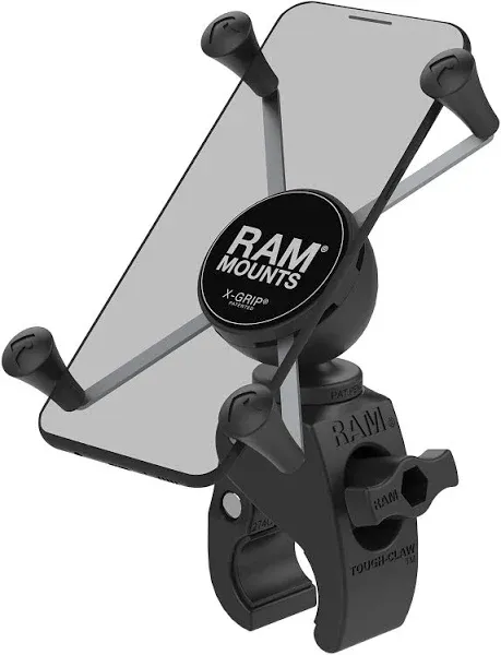 Ram Tough-Claw Mount with Universal X-Grip Large Phone Cradle for Plus Sized Phones