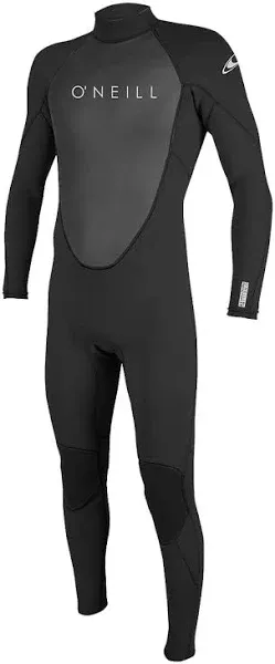 O&#039;Neill Wetsuits mens Men&#039;s Reactor-2 3/2mm Back Zip Full Wetsuits, Black/Bla...