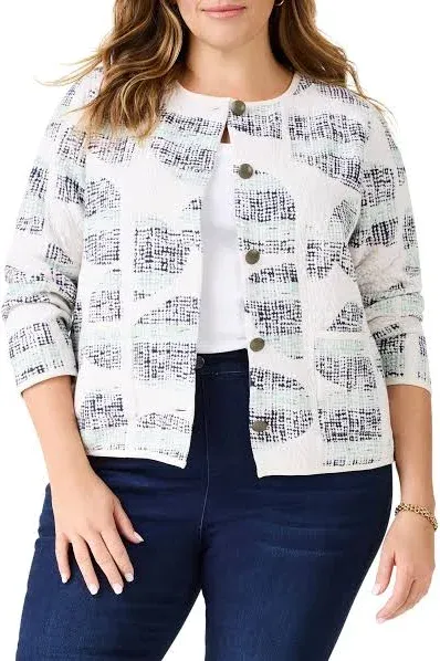 NIC+ZOE Women's Circle Sequence Knit Jacket