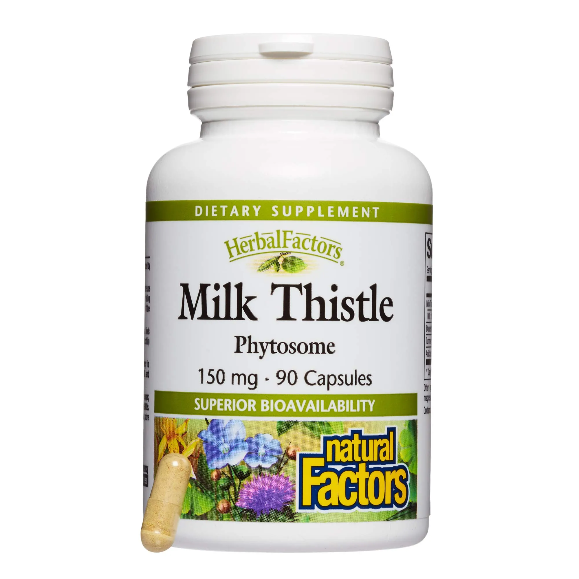 Natural Factors - Milk Thistle, 250 mg - 90 Capsules