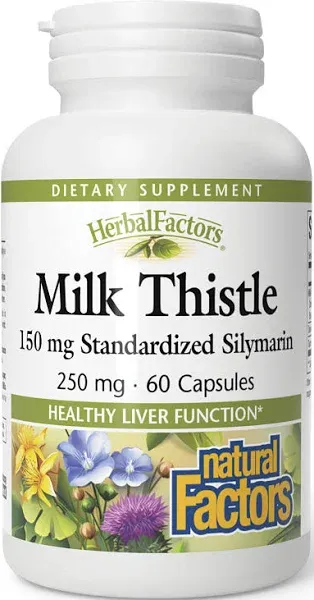 Natural Factors - Milk Thistle, 250 mg - 90 Capsules