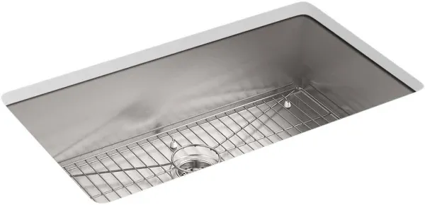 Kohler 3821-4 Vault 33" top-/undermount Single-Bowl Kitchen Sink