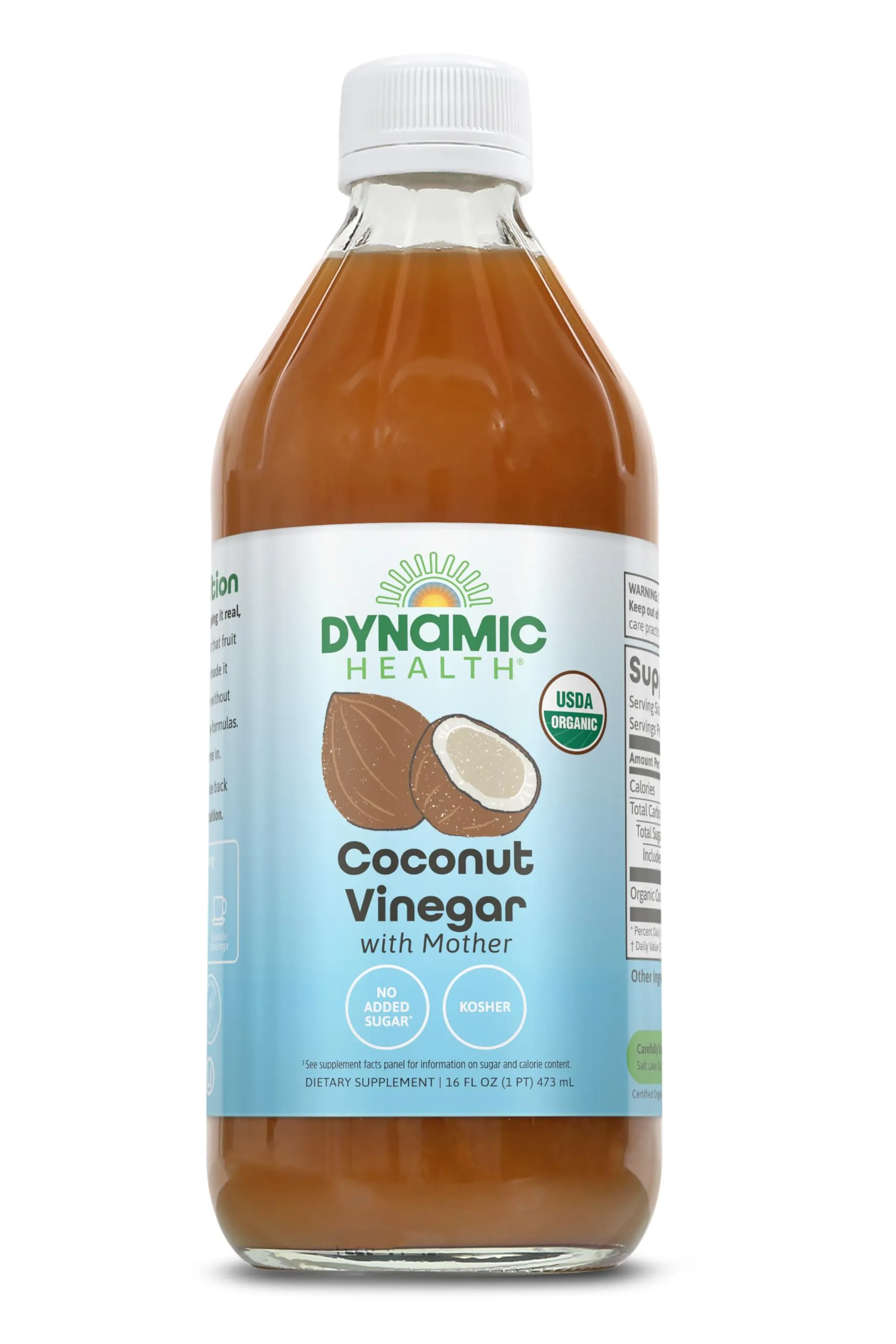 Dynamic Health Organic Coconut Vinegar with Mother