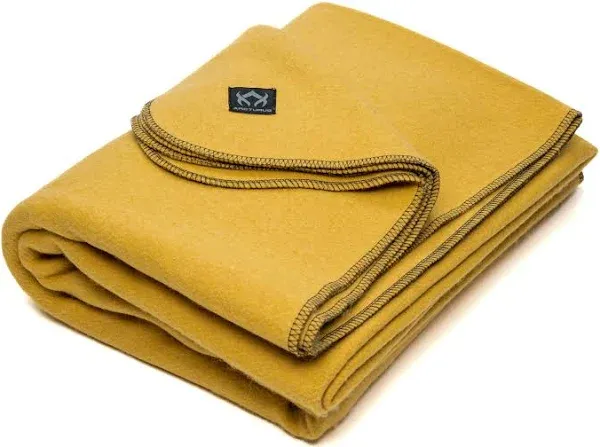 Arcturus Military Wool Blanket - Warm, Thick, Washable - Great for Outdoors, Camping, Stadium Blanket, Picnics, Travel - Car & Bushcraft Survival Kits, Large 64in x 88in 4.5 lb