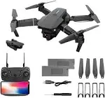 Drone with Camera, Foldable Drone with App Control, FPV Live Video RC Quadcopter with 4K Camera for Adults Beginners Kids（Black-2）