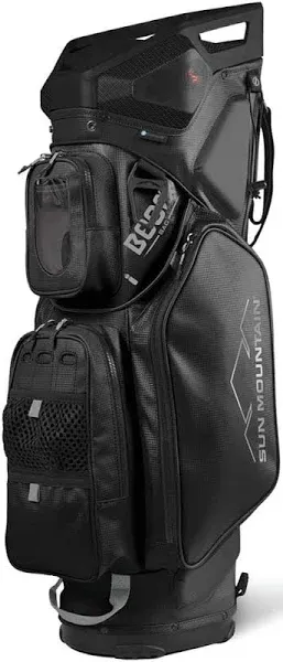 Sun Mountain Boom Black White Cart Golf Bag