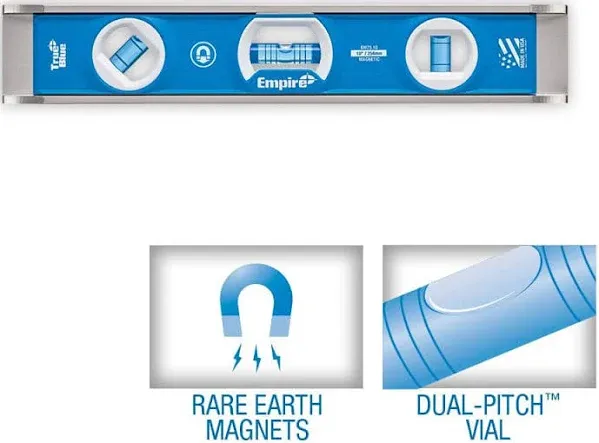 Empire 10" True Blue Magnetic Torpedo Level EM75.10