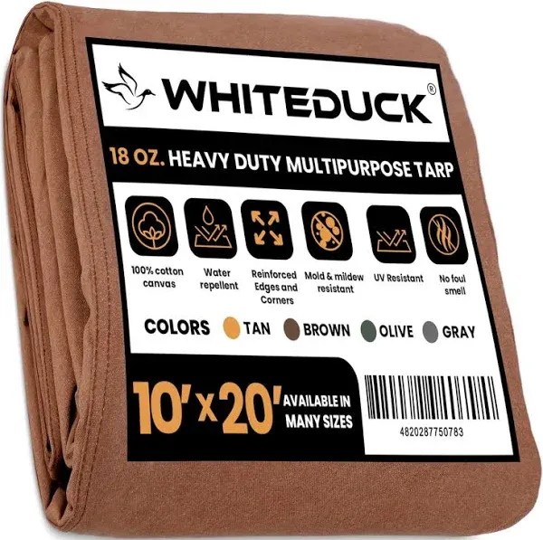 White Duck Outdoors Canvas Tarp