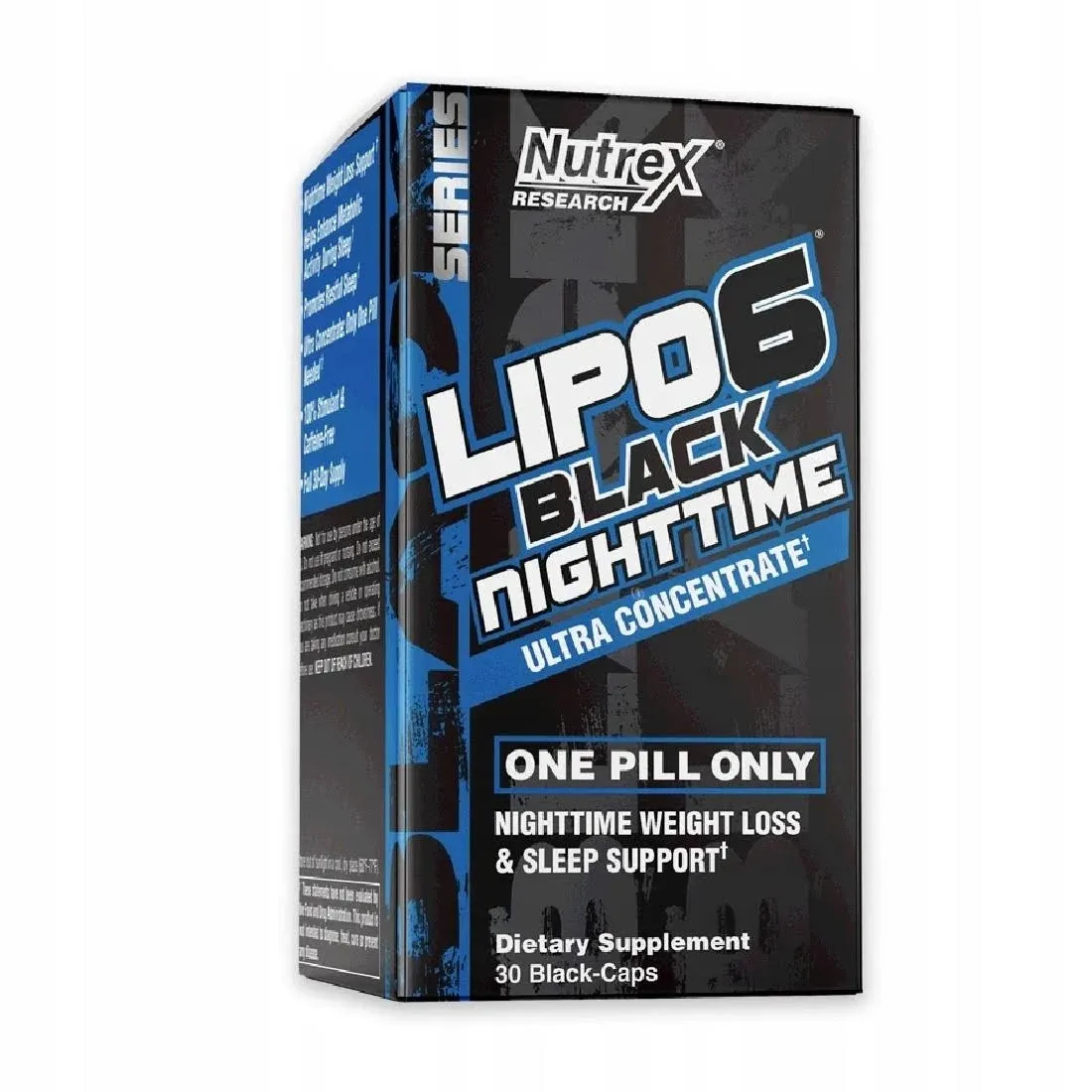 Nutrex Lipo 6 Black Nighttime Ultra Concentrate 30