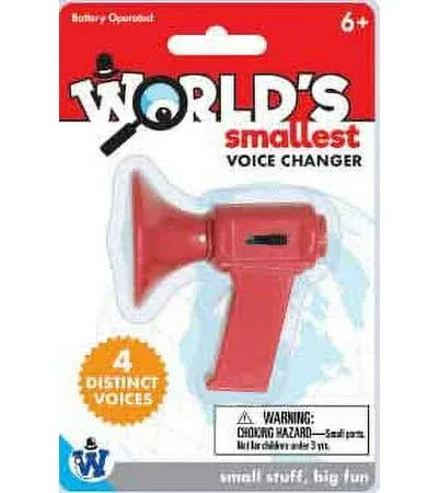 Worlds Smallest VOICE CHANGER Electronic Desk Toy