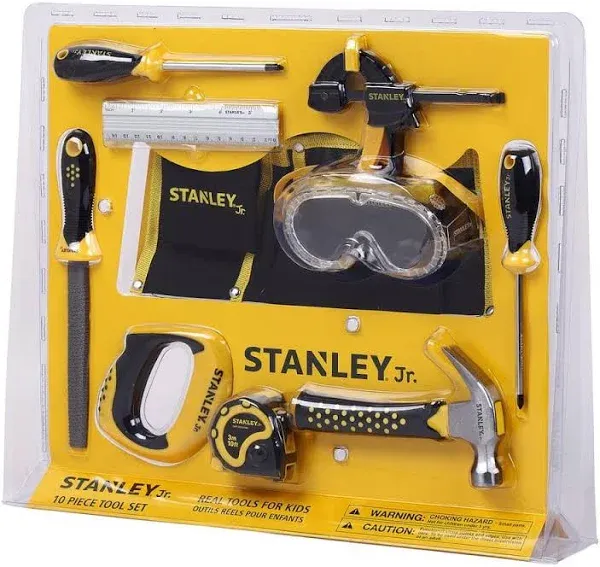 Kid's Stanley 10-Piece Tool Set with Tool Belt