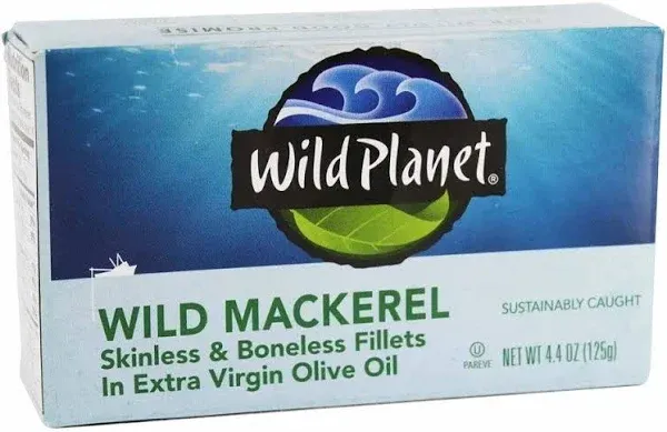 Wild Planet Skinless & Boneless Fillets in Extra Virgin Olive Oil (4.4 oz)