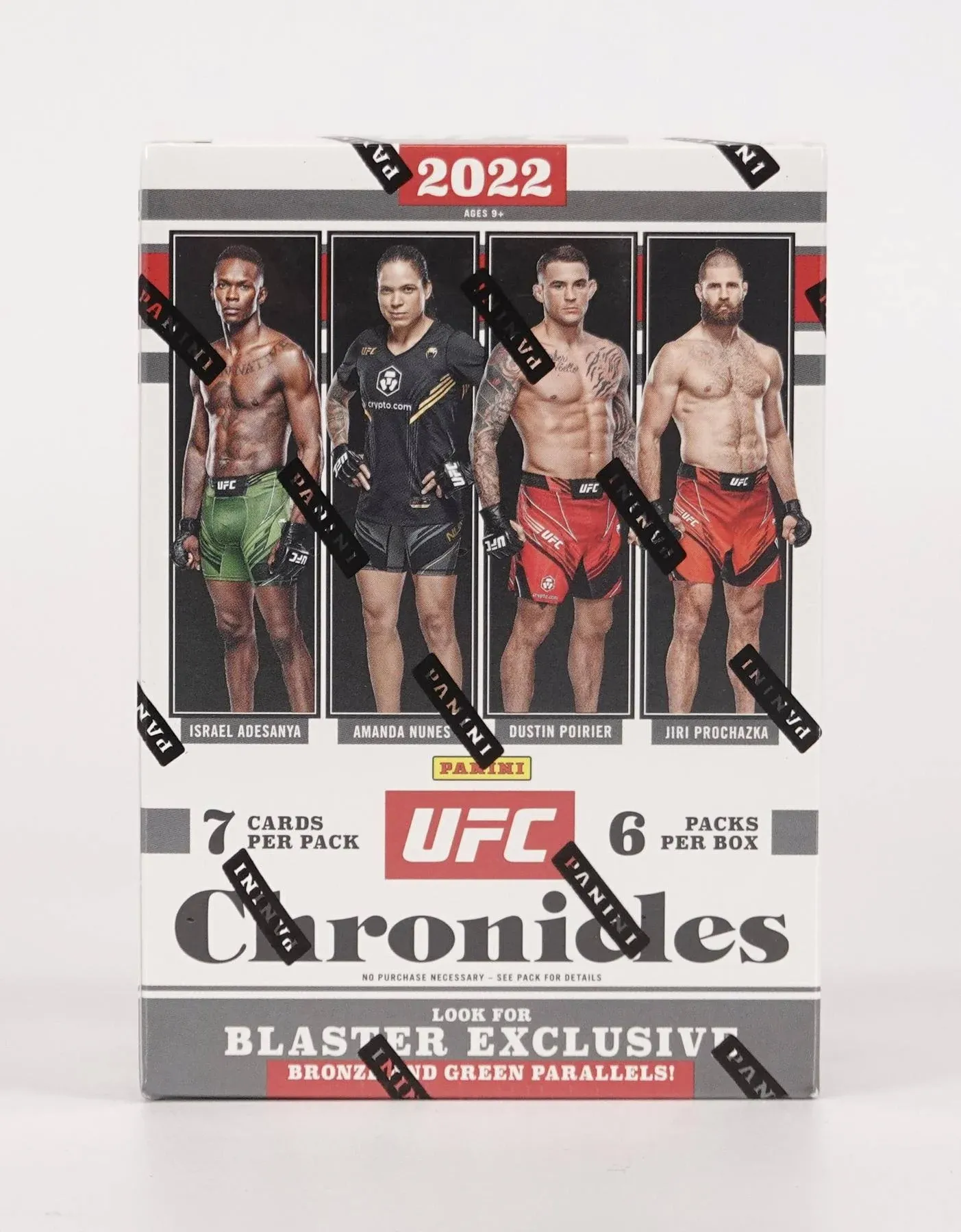 Panini 2022 UFC Chronicles Blaster Box 7 Cards per Pack 6 Packs Per Box Look for Possible Blaster Exclusive Red Autographs Parallels