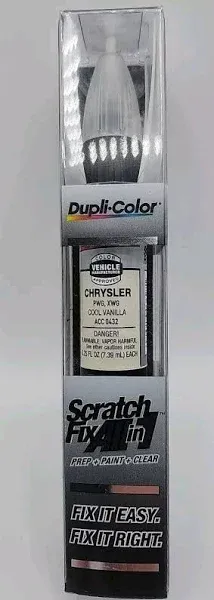 Dupli-Color ACC0432 Cool Vanilla Chrysler Exact-Match Scratch Fix All-in-1