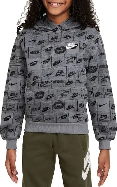 Nike Kids' Sportswear Club Fleece Printed Hoodie