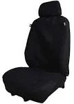 DICKIES 40318 Black, 2-Piece Seat Cover with Matching Headrest Covers