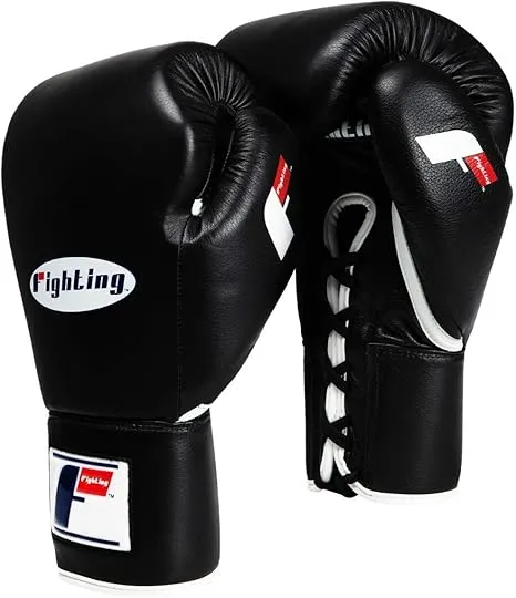 Fighting Sports Fury Professional Lace Training Gloves - Lace Up Boxing Glove, Boxing Sparring Gloves, Boxing Training Gloves, Boxing Bag Gloves, Boxing Gloves, Professional Boxing Glove