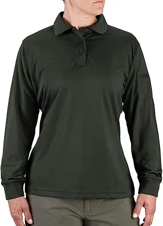 Propper Women's Long Sleeve Uniform Polo, Dark Green, 3X Large